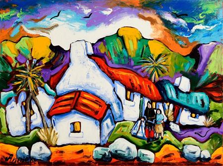 Summertime by Annie Robinson - Auction record, sale price, and art valuation. Compare with similar artists and explore comparable artworks.
