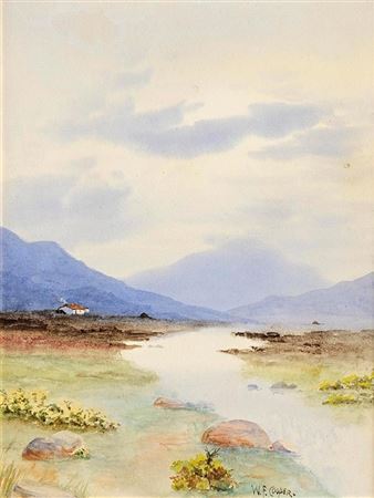 Sample artwork by William F Cooper (fl. 1923-1935), known for watercolor landscape painting - View similar artists and auction records