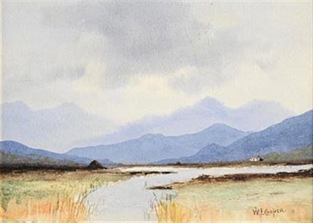 A Bend in the River by William F Cooper - Auction record, sale price, and art valuation. Compare with similar artists and explore comparable artworks.