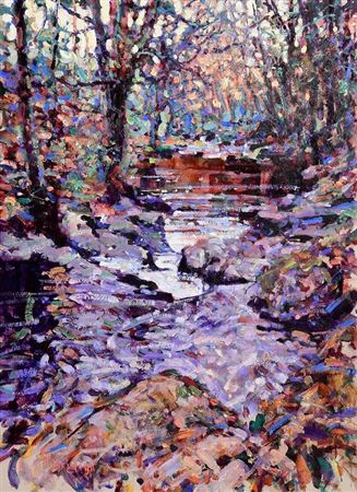 Upper Falls, Evening Study, Glenshelane