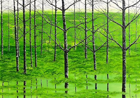 Sample artwork by Pauline Walsh (Born 1965), known for paintings - View similar artists and auction records