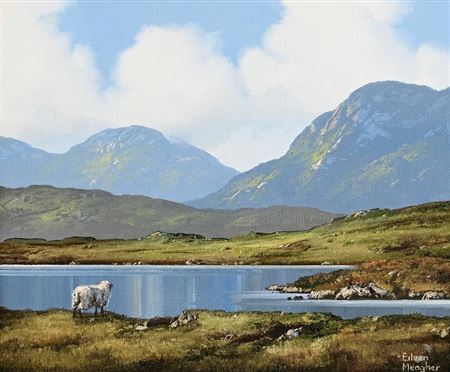 Sheep on Roundstone Bog, Connemara (1999)