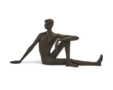 Seated Figure With Turned Head