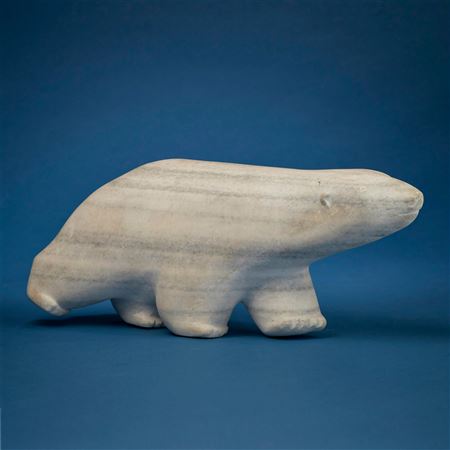 Carved Polar Bear Figure