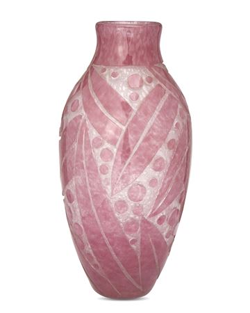 A French art glass vase