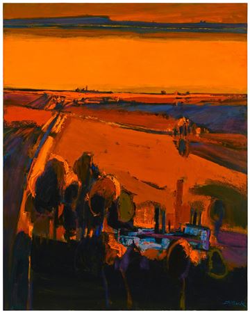 Piper Island Ferry by Henrietta Berk - Auction record, sale price, and art valuation. Compare with similar artists and explore comparable artworks.