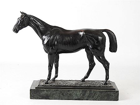 Thoroughbred at a halt by Heinrich Kiesewalter - Auction record, sale price, and art valuation. Compare with similar artists and explore comparable artworks.