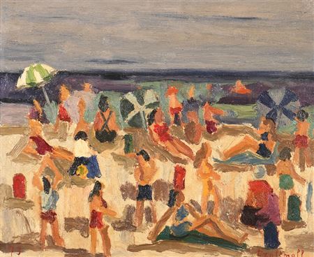 On the beach. 1973