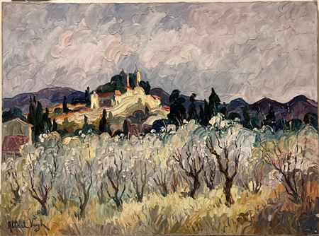 Almond trees in Provence