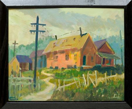 "Electrified Peach House", 1990
