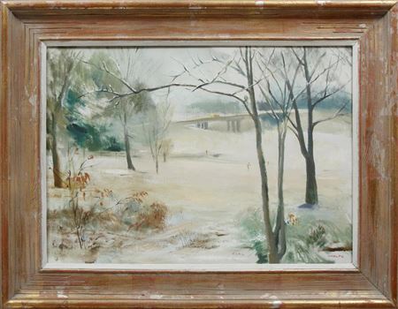"Landscape with Bridge"