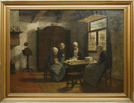 "The Sewing-School at Katwýk"