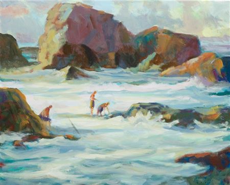 "Playing in the Surf"