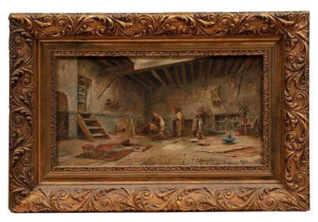 "A Sandal-Maker's Shop in Cadiz"