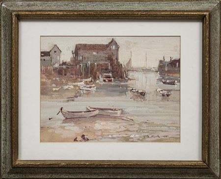 "Boats in the Harbor", 1941