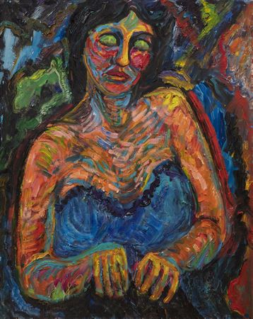 "Woman in Green Gown", 2010/2011