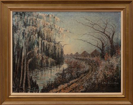 "Early Morning in the Mississippi Delta, Yazoo River Basin"