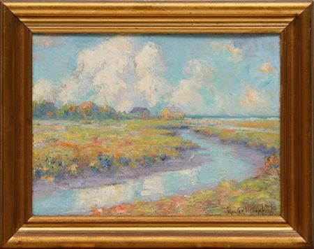 "Bloody Marsh and the Little White Bridge, Saint Simons Island, Georgia"