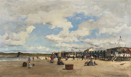 Sample artwork by Emmanuel Lansyer (1835 - 1893), known for painting - View similar artists and auction records