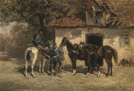 Sample artwork by Heinrich Winter (1843 - 1911), known for painting - View similar artists and auction records