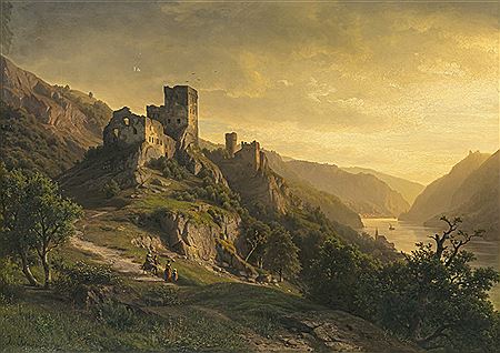 The ruins of Sterrenberg and Liebenstein
