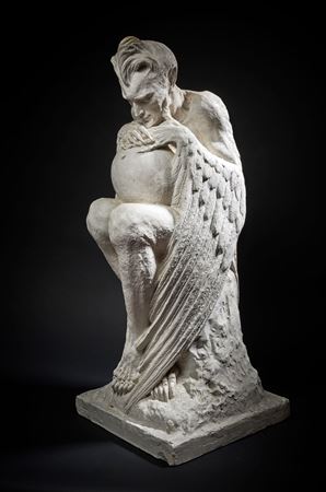 Demon of the Earthly Sphere by Boleslas Biegas - Auction record, sale price, and art valuation. Compare with similar artists and explore comparable artworks.