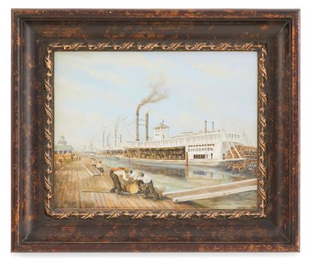 "Sugar Barrel and City of Camden Steamboat"
