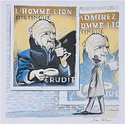 The Lion Man (ex libris project)