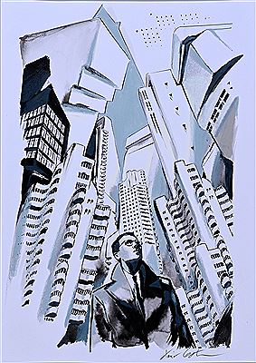 Illustration created around the album 1984, adaptation of the novel by Georges Orwell