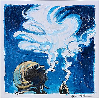 The smoker (ex libris project)