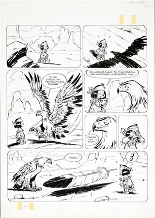 YAKARI, VOLUME 1, YAKARI AND BIG EAGLE, PAGE 4 (1973).