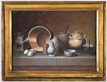 Still life with kitchen utensils