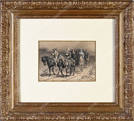 Group of horsemen