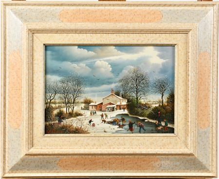 Hiver sur un village vendéen, 1987
