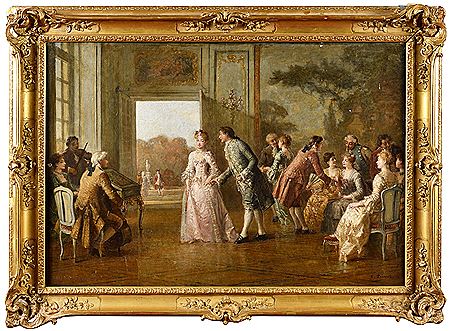 The invitation to dance or Courtesan scene