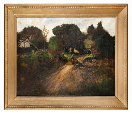 Barbizon Landscape with a Country Road