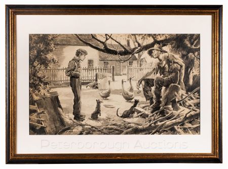 Poems of Childhood Original Illustration, 1943.