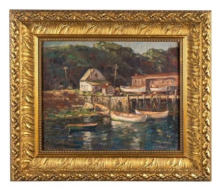 Connecticut Dockside, Low Tide