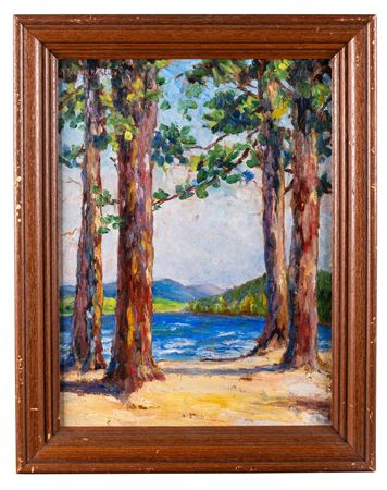 "New Hampshire Springtime, Massasecum Lake"