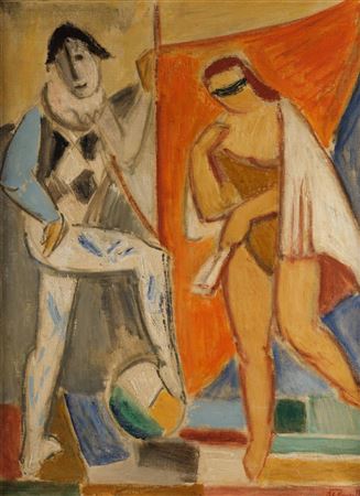 Harlequin and Acrobat