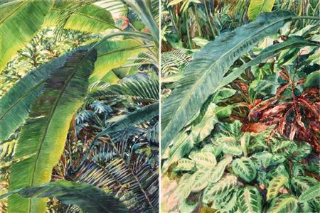 "Leaf Frame" and "Leaf Arc." by Susan Heideman - Auction record, sale price, and art valuation. Compare with similar artists and explore comparable artworks.