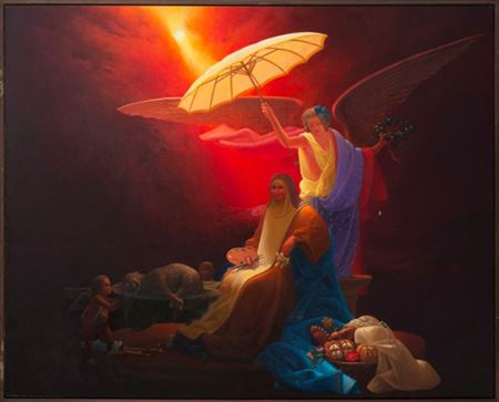 Sample artwork by Jorge Pinheiro (Born 1931), known for painting - View similar artists and auction records