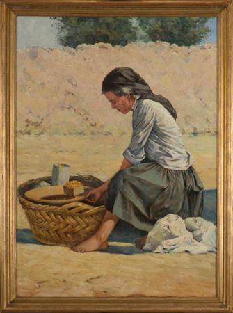 Seller of lupins by Victor Camara - Auction record, sale price, and art valuation. Compare with similar artists and explore comparable artworks.