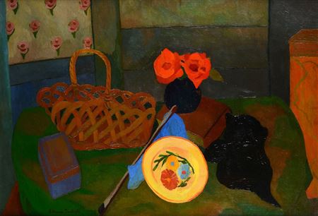 Still life with basket