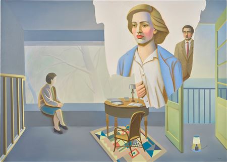 Outside the Window by Ke Chen - Auction record, sale price, and art valuation. Compare with similar artists and explore comparable artworks.