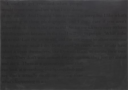What is the artworld? I am the artworld.