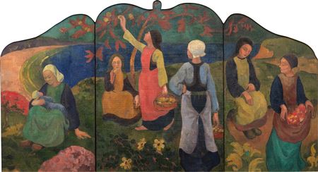 La Cueillette des pommes (Triptych) by Paul Serusier - Auction record, sale price, and art valuation. Compare with similar artists and explore comparable artworks.