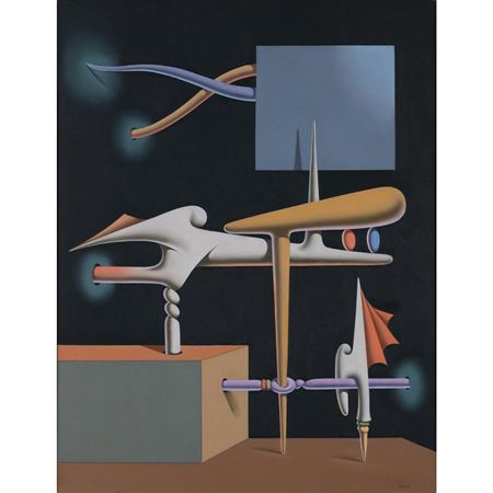 Mon revolver noctambule, 1974 by Ivan Tovar - Auction record, sale price, and art valuation. Compare with similar artists and explore comparable artworks.