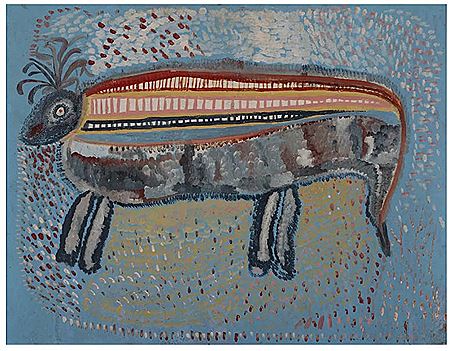 Stag, 1949 by Robert Brice - Auction record, sale price, and art valuation. Compare with similar artists and explore comparable artworks.