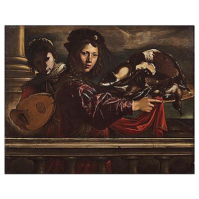 A YOUNG MUSICIAN AND A BOY WITH GAME by Pietro Paolini - Auction record, sale price, and art valuation. Compare with similar artists and explore comparable artworks.